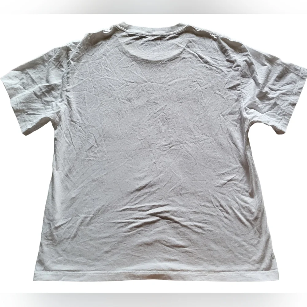 Anine Bing White T Shirt Womens 100% Cotton White Rock N Roll Size L Punk - Picture 7 of 8